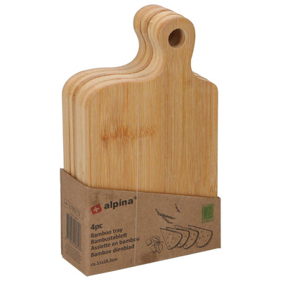 Plateau Alpina lot de 4 11,5x4x18,5cm