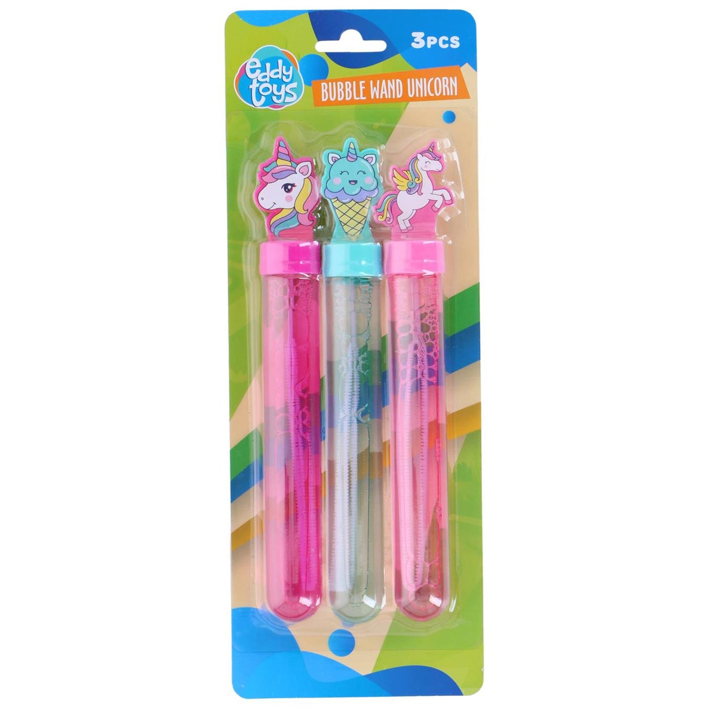 Licorne soufflant des bulles 59ml lot de 3 pièces