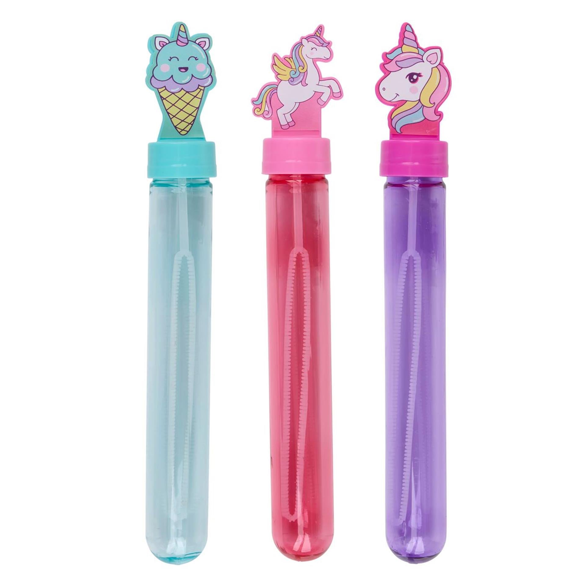 Licorne soufflant des bulles 59ml lot de 3 pièces