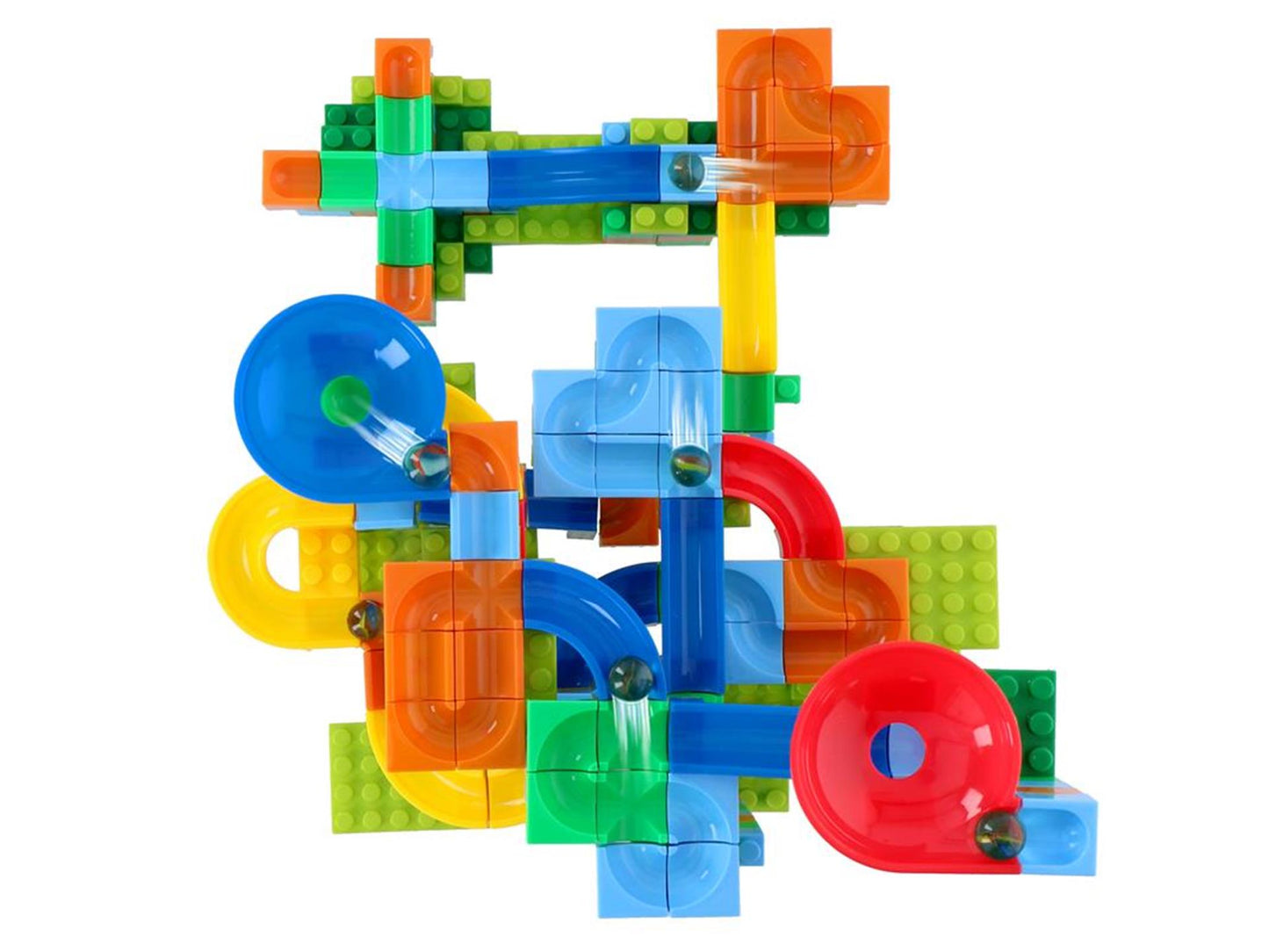 piste à billes en plastique, 388 pcs.