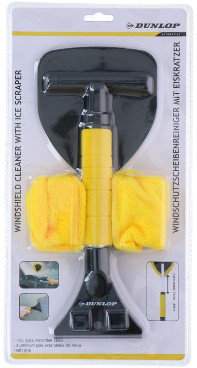 Grattoir à glace Dunlop avec essuie-glace 38cm