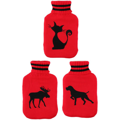 Bouillotte à vie avec housse tricotée 2l