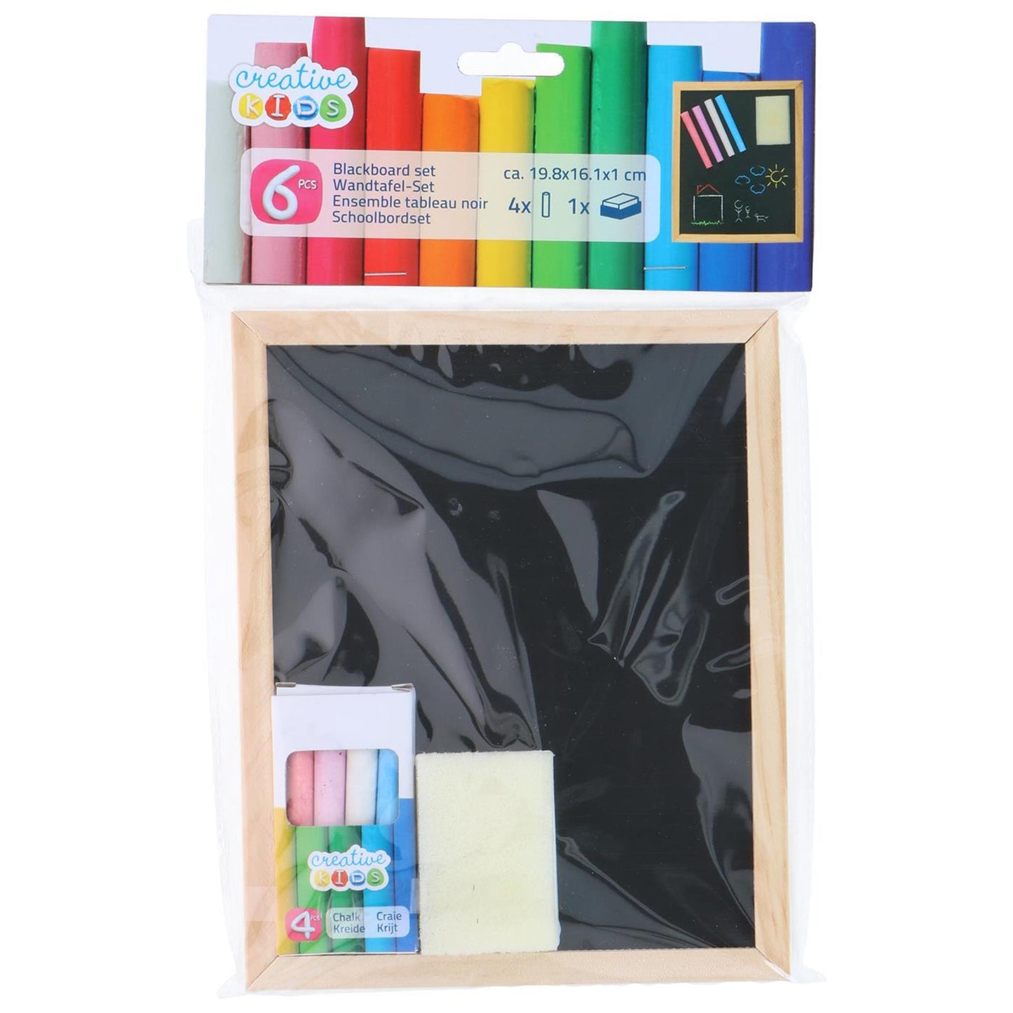 Tableau noir créatif pour enfants 19,8x16,1cm
