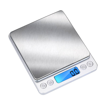 Balance de cuisine numérique Alpina - Balance de cuisine de précision avec 2 récipients - Balance de cuisine numérique avec fonction tare et bol - Écran LCD