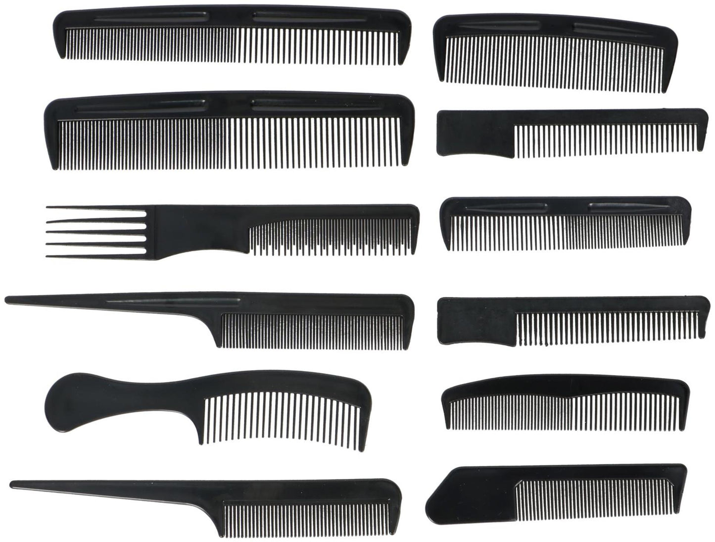 Set de peignes Touch of Beauty 12 pièces sur carte