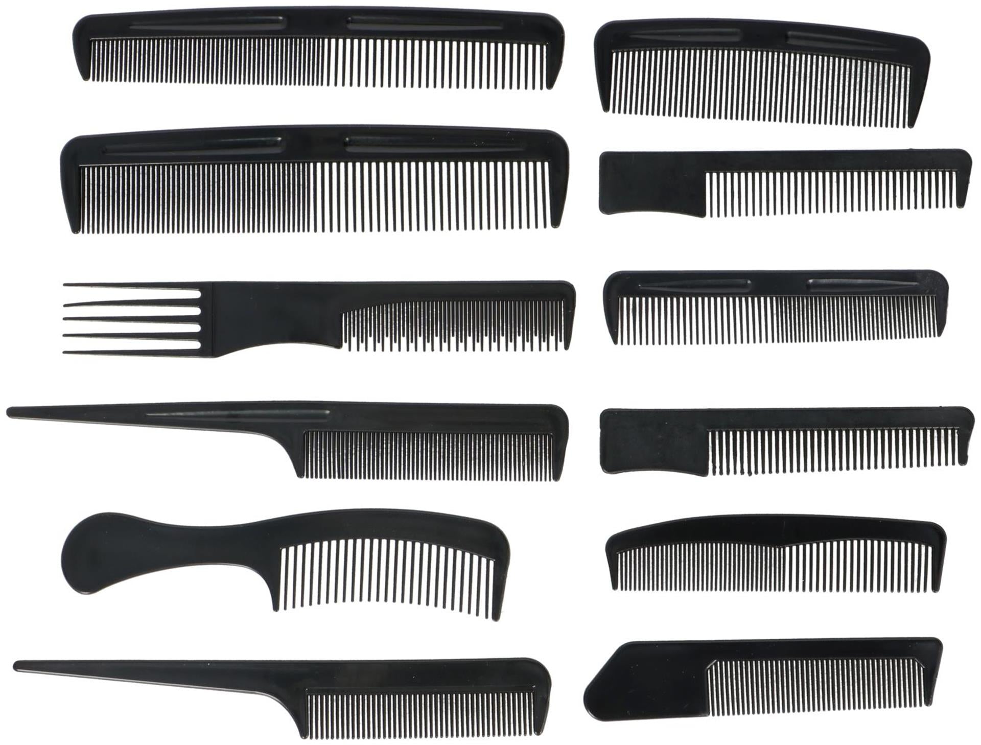 Set de peignes Touch of Beauty 12 pièces sur carte