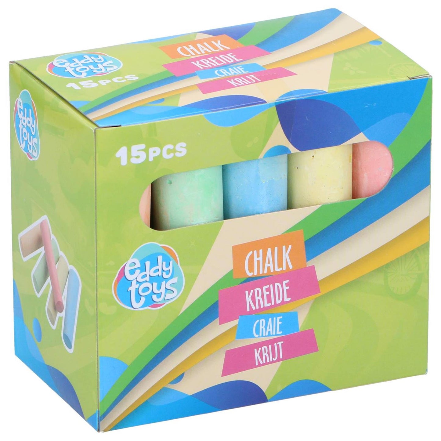 Craie de trottoir - 15 pcs.