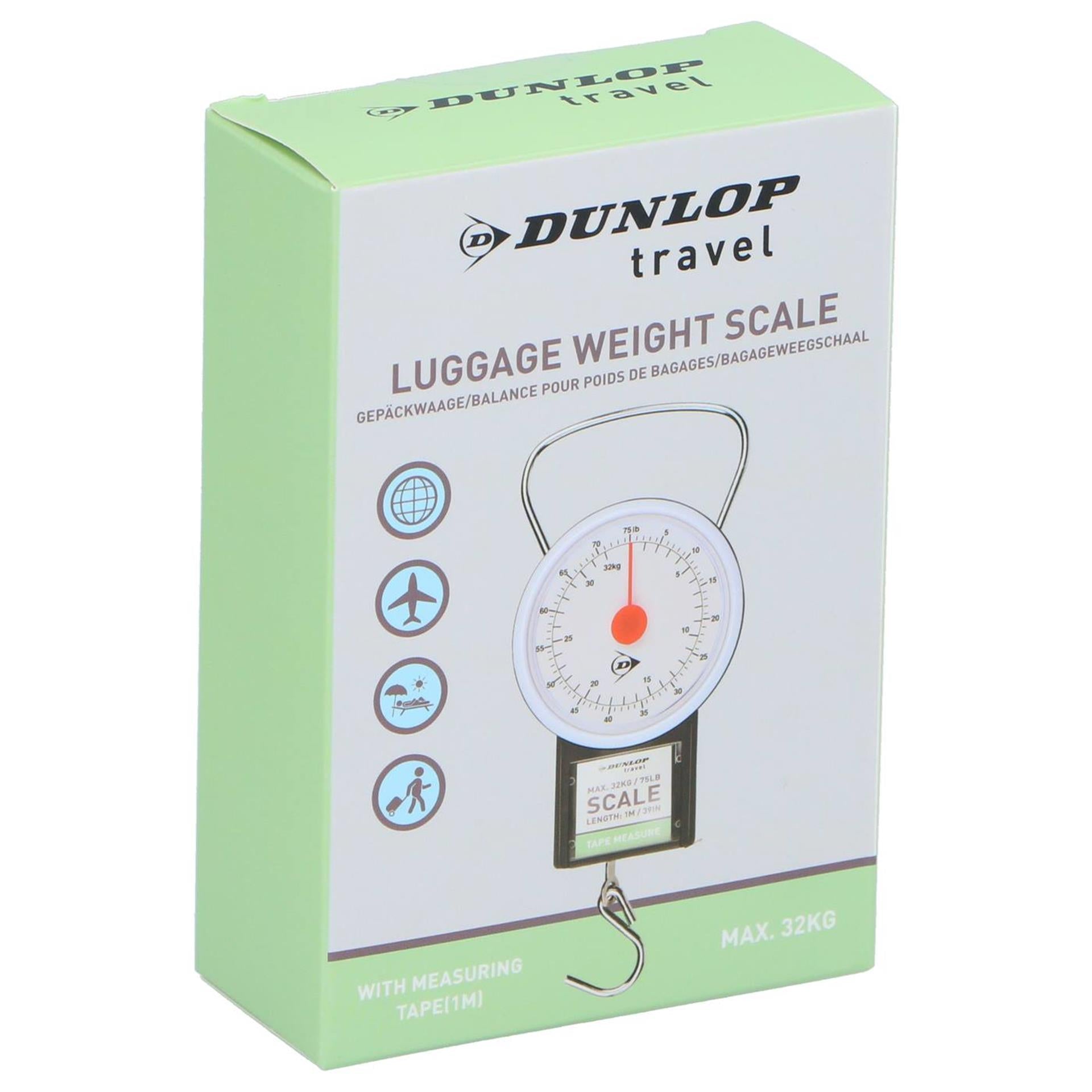 Pèse-bagages Dunlop jusqu'à 32 kg