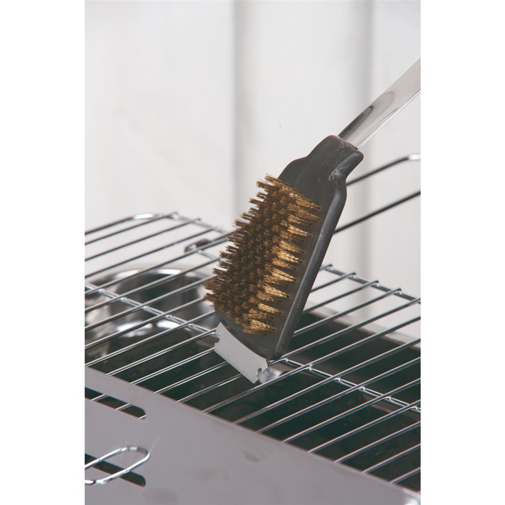 Collection BBQ Brosse de collection de barbecue avec Schraper