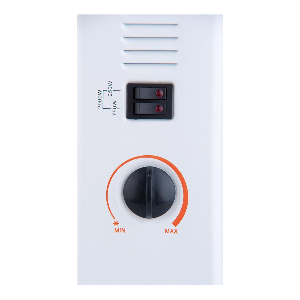 Alpina Convecteur Poêle 2000W Blanc Black