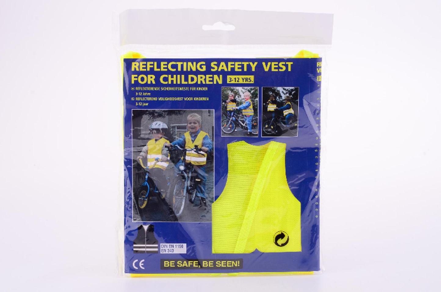 Vest de sécurité des enfants jaune