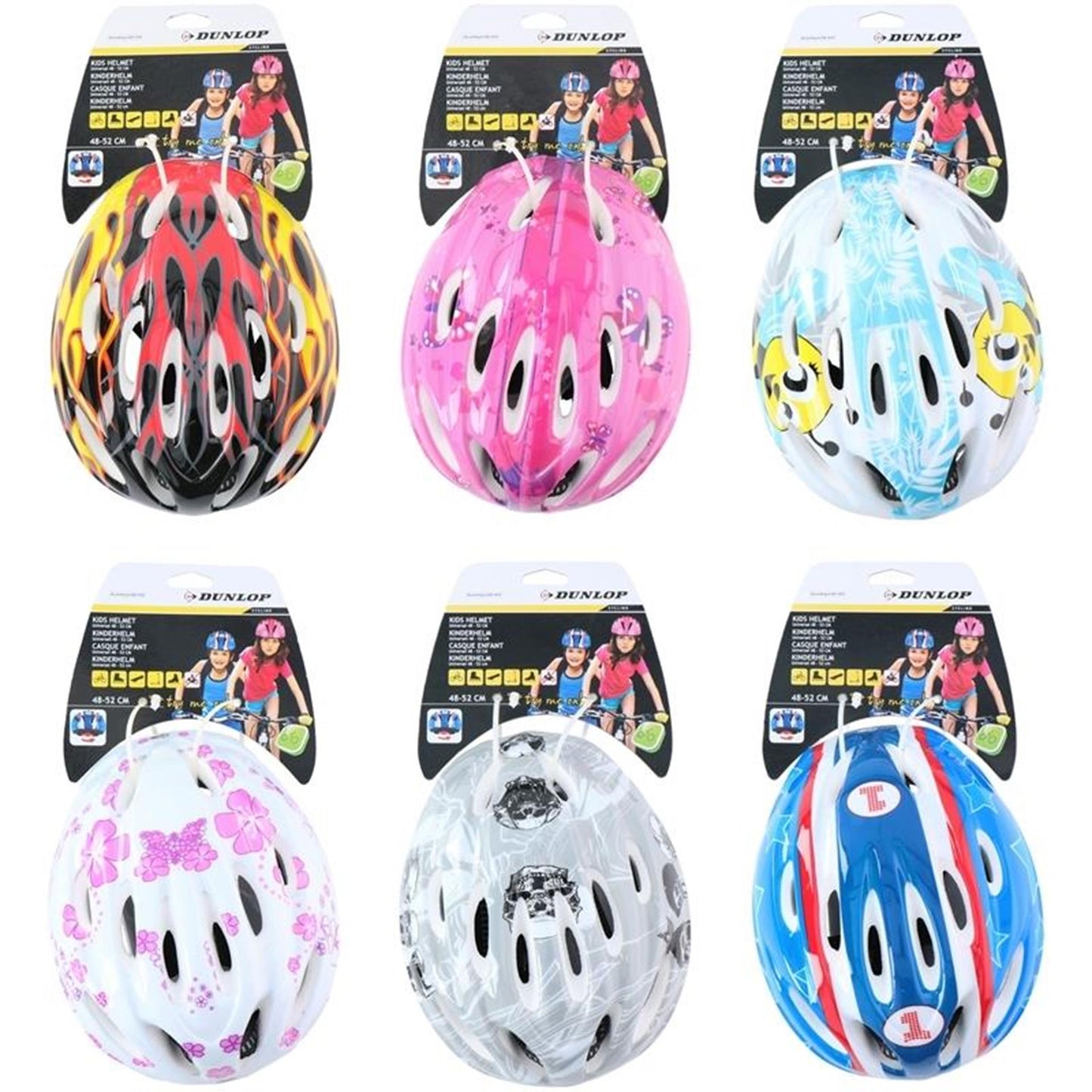 Dunlop children's bicycle helmet uni 48-52cm