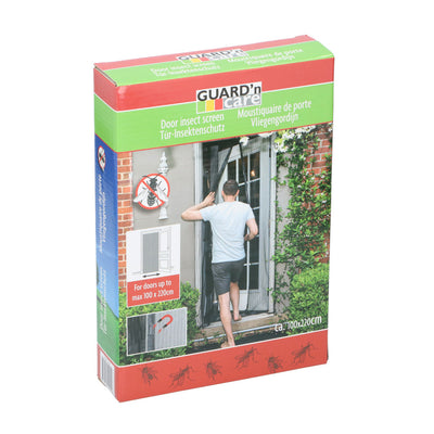Guard'n care guard #039;n care rideau moustiquaire avec aimants 220x100 cm noir