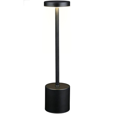 Grundig lampe de table moderne noire rechargeable USB-C 8x34,5cm