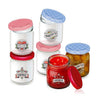 Alpina ensemble de pots de conservation 6 pièces 200ml