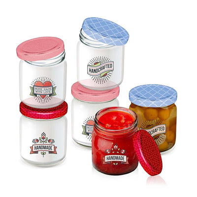 Alpina ensemble de pots de conservation 6 pièces 200ml