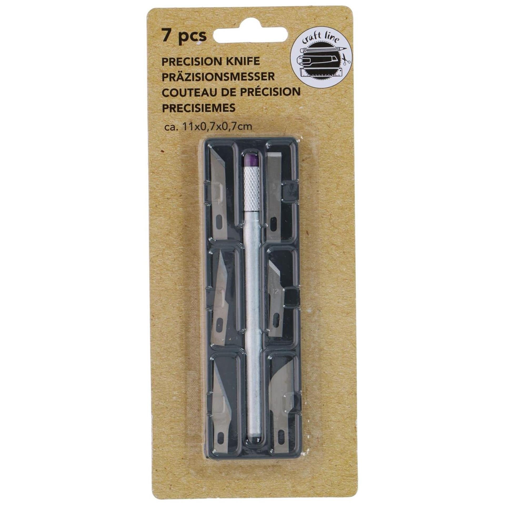 Couteau de précision Craft Line 7 pièces