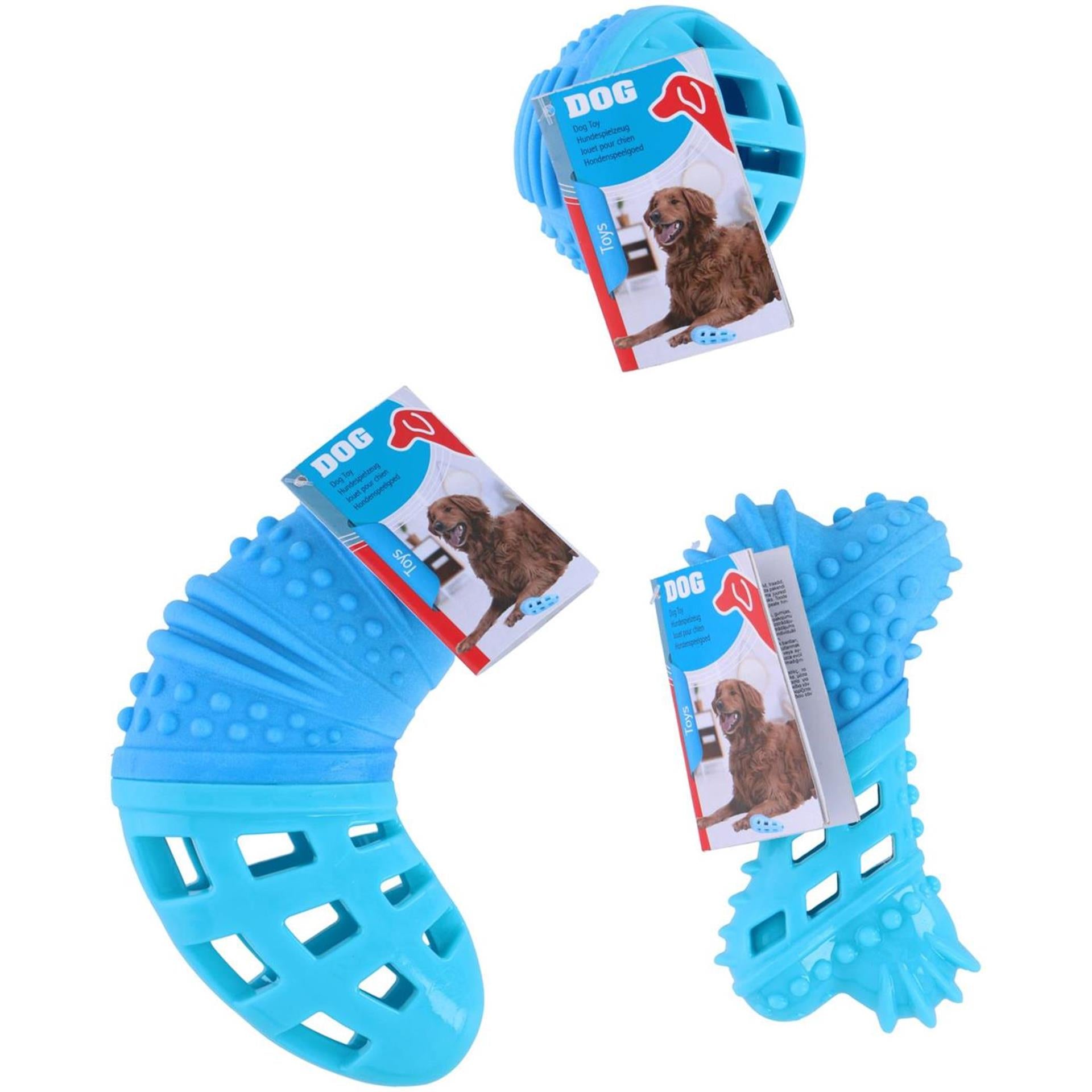 Jouet pour chien de traitement pour animaux de compagnie 18x11x5cm bleu