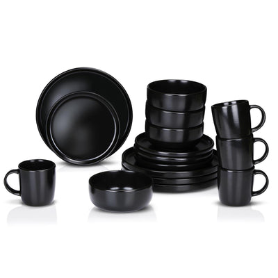 Alpina service de table 16 pièces ø26,5cm noir