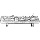 Alpina planche de service accacia 38,3x20,5x5,5cm fsc - afbeelding 2