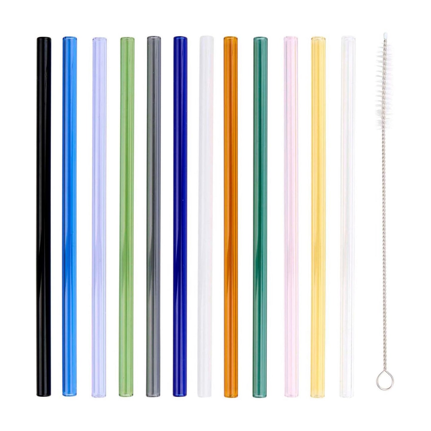 Verre à pailles colorées Alpina 13 pièces