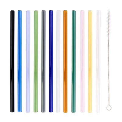 Verre à pailles colorées Alpina 13 pièces