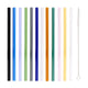 Verre à pailles colorées Alpina 13 pièces