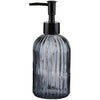 Verre pompe à savon Touch of Beauty rayé ø7,5xh19cm
