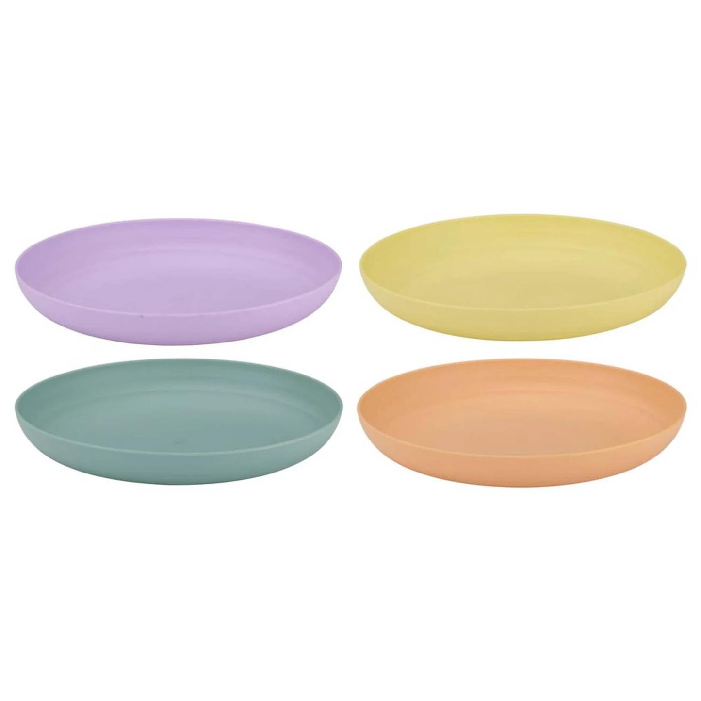 Assiettes colorées, 4 pcs.