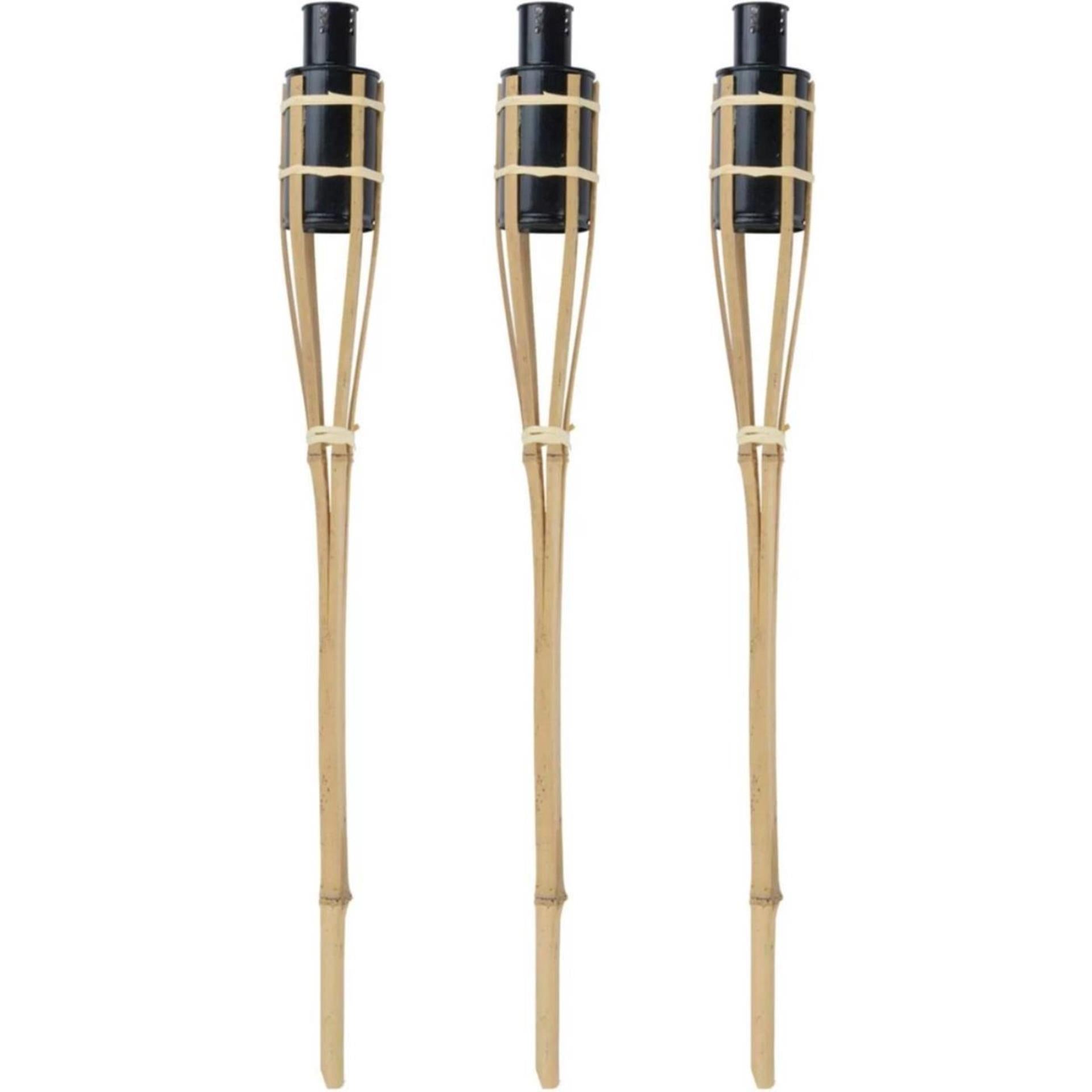 Set de torches en bambou 3 pièces ø6x63cm