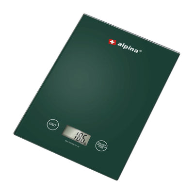 Alpina balance de cuisine numérique 5kg 22x15,5x1,8cm