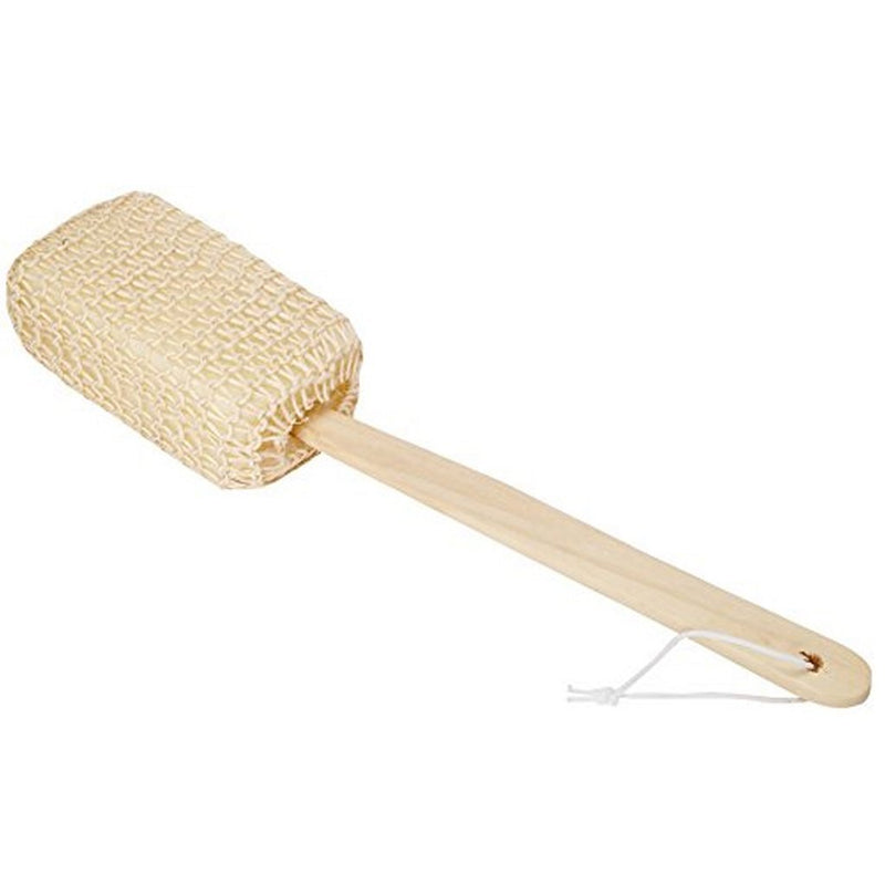 Éponge de massage de base avec poignée en bois