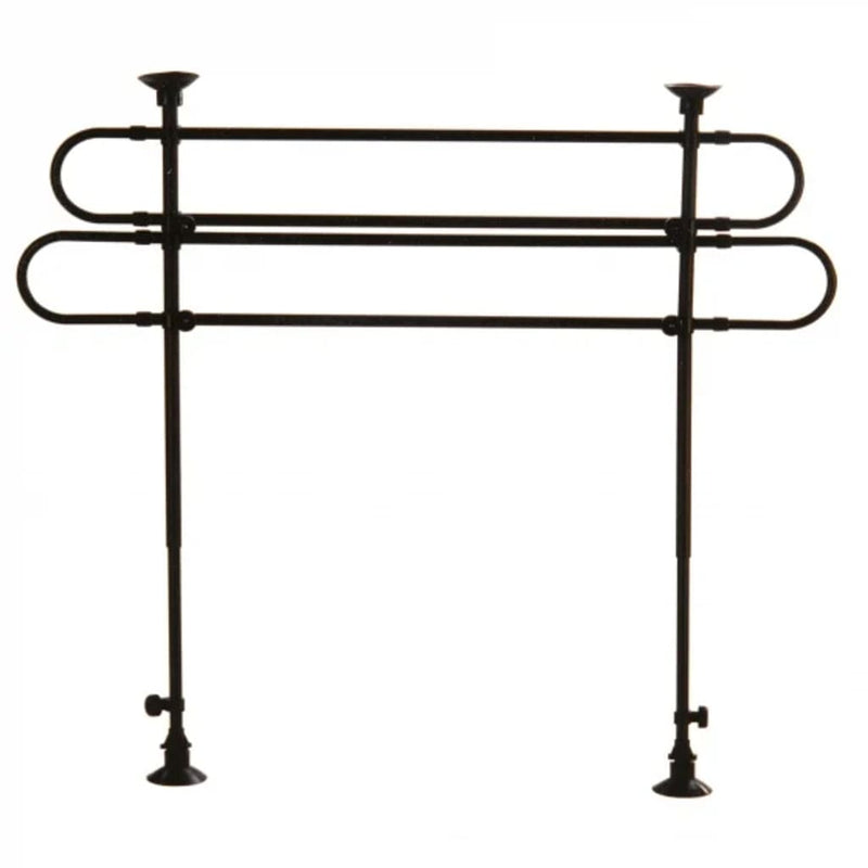 Carpoint Dog Rack Universal 75-145x75-145x2 cm noir