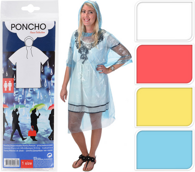 Poncho pour adultes assorti