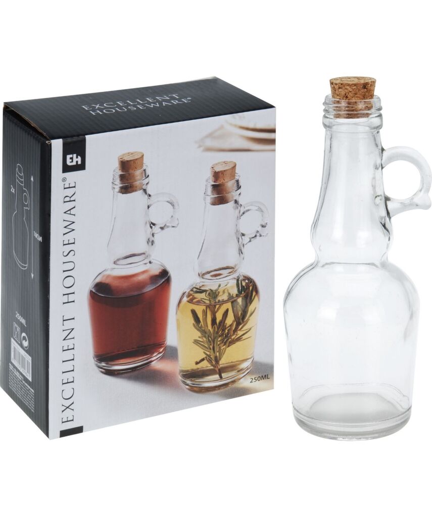 Excellent ensemble de vinaigre de pétrole maison 7x18 cm