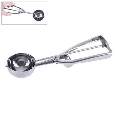 Excellent ustensine maison Ijsboltang Oliebollen Spoon en acier inoxydable 5,5 cm