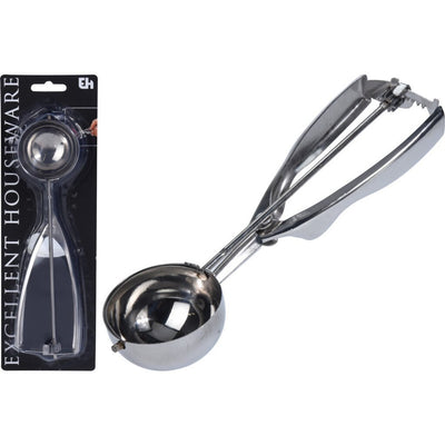 Excellent ustensine maison Ijsboltang Oliebollen Spoon en acier inoxydable 5,5 cm