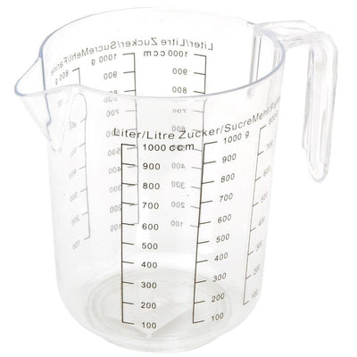 Coupe de mesure transparente de base 1L