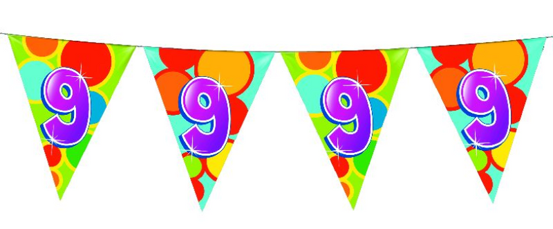 Ligne de drapeau Haza Witbaard 9 ans, 10mtr.