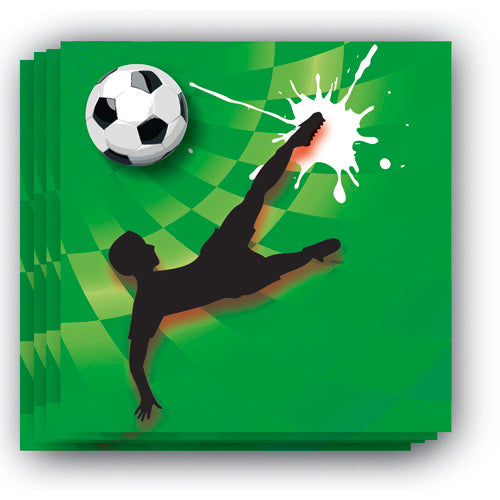 Napkins de but sportif de base 20 pièces