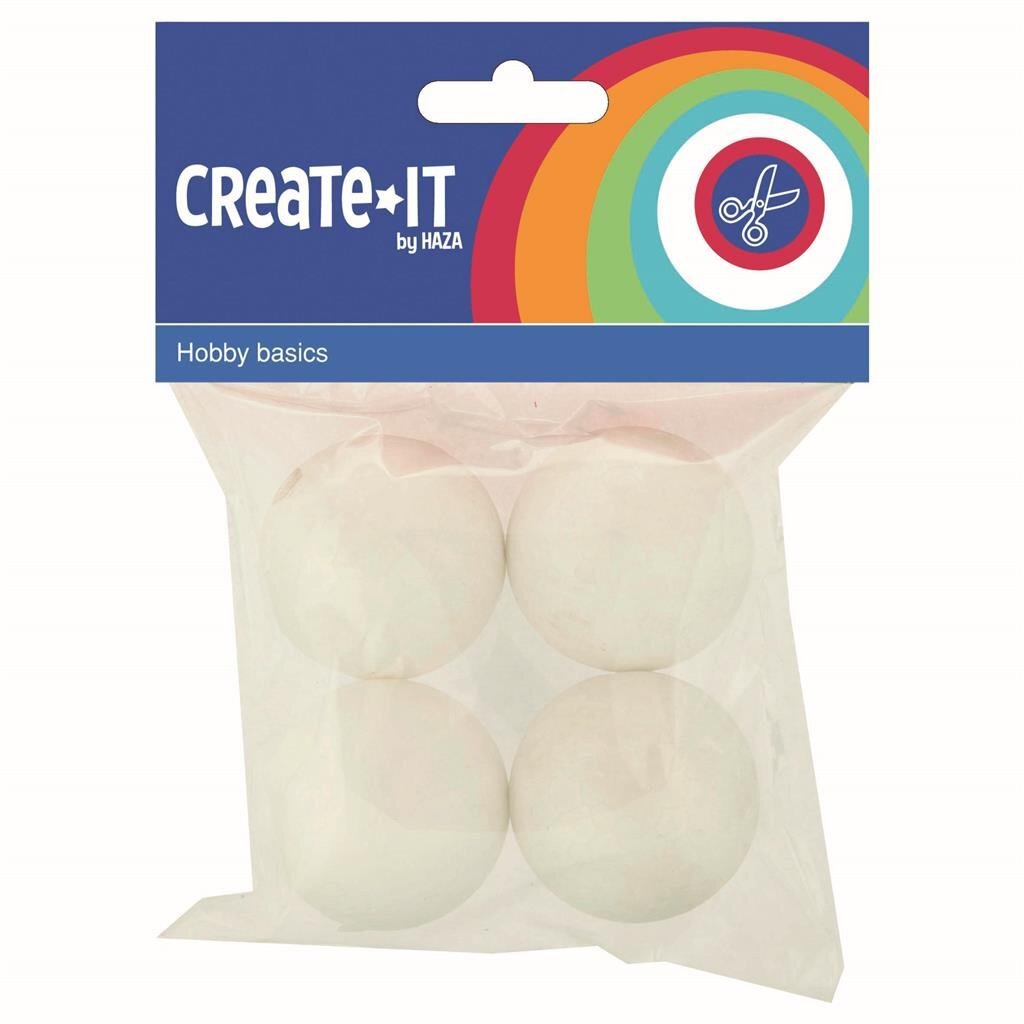 Créez-le Créez-le des ampoules en polystyrène 4,5 cm 4 pièces