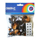 Créez-le Créer It Animal Mix Pompoms + Eyes 75 pièces