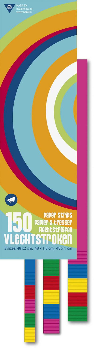 Haza Haza Paper Braid bandes 48 cm 150 pièces