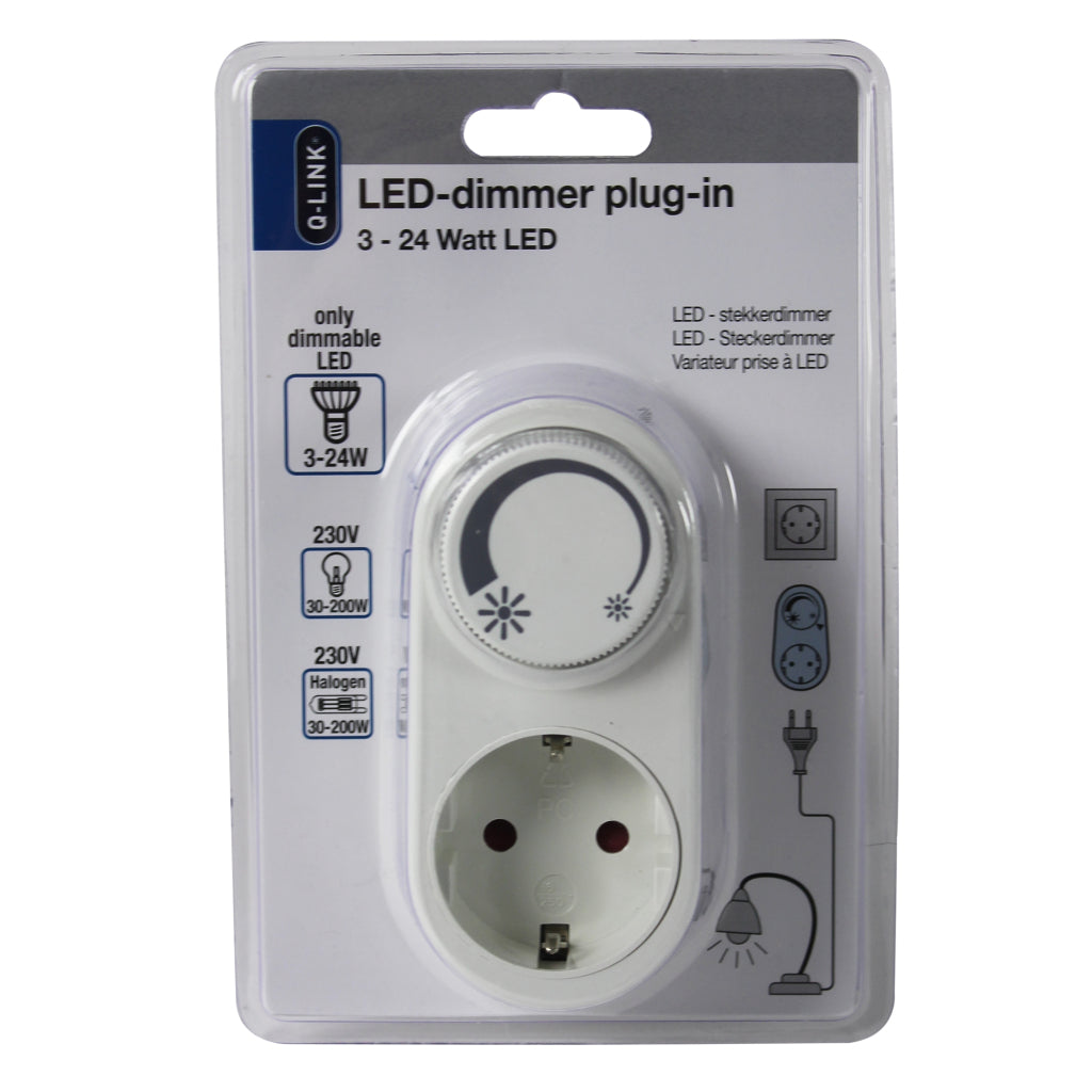 Q-link Q-link Carpenter à douille universelle LED 3-24W