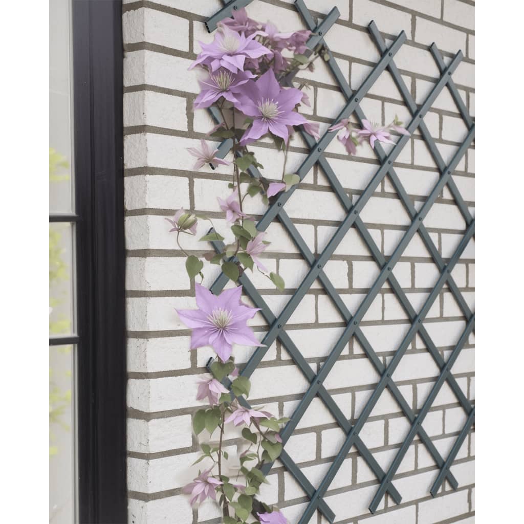 Nature Nature Garden Slat Travail 50x150 cm PVC Anthracite -Colored