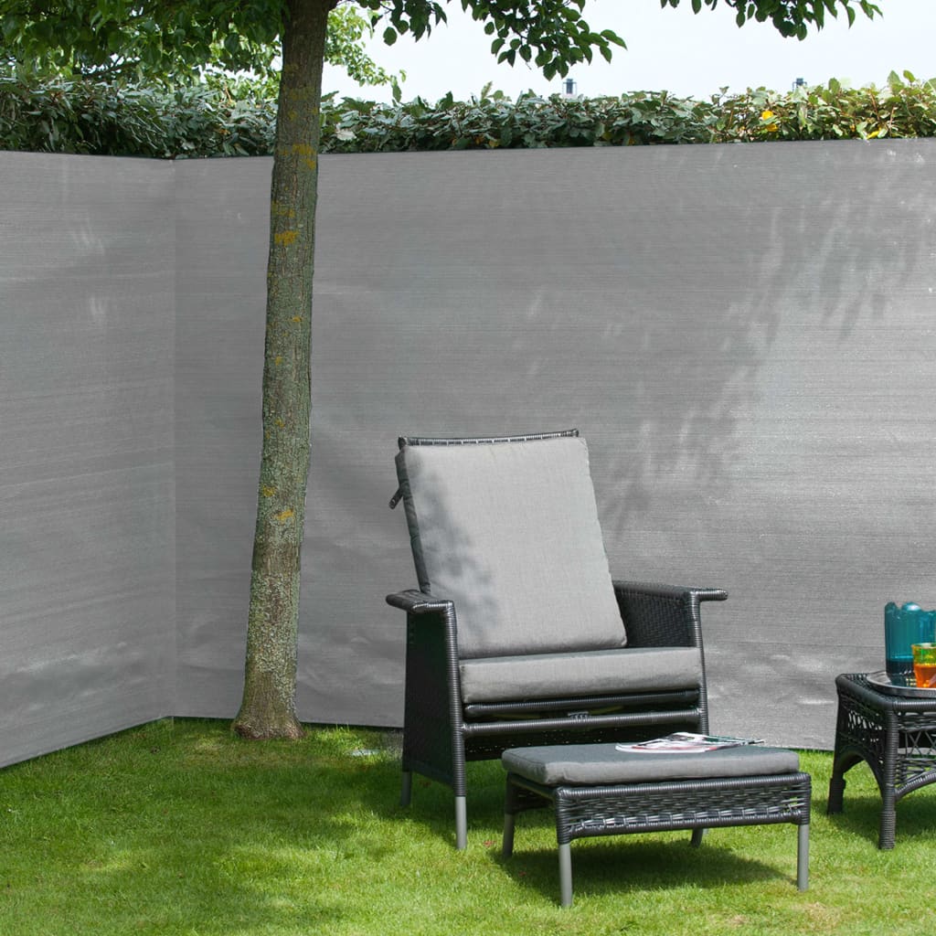 Nature Nature Garden Screen 1,5x5 M PE Gray