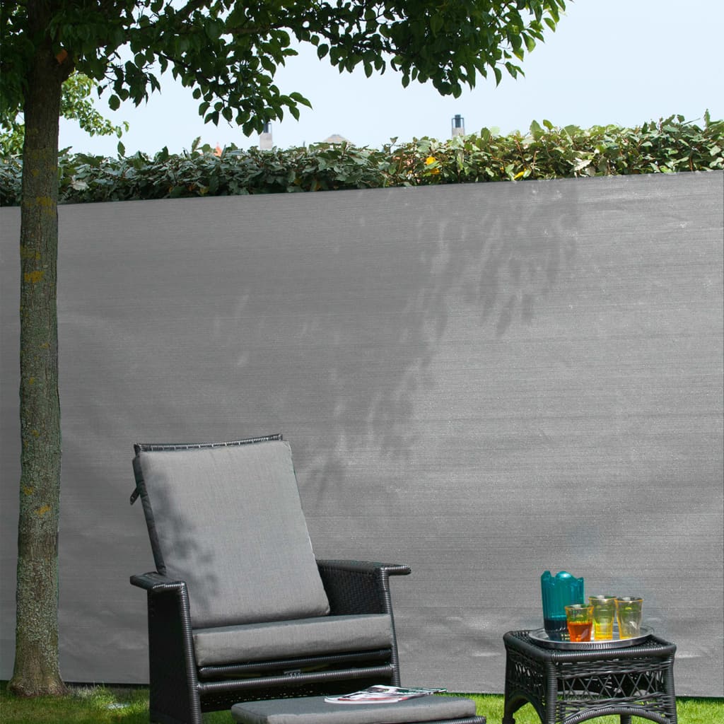 Nature Nature Garden Screen 1,5x5 M PE Gray