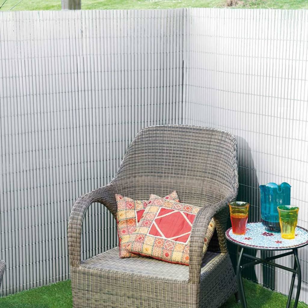 Nature Nature Garden Screen Double-Side 1,5x3 M PVC Blanc