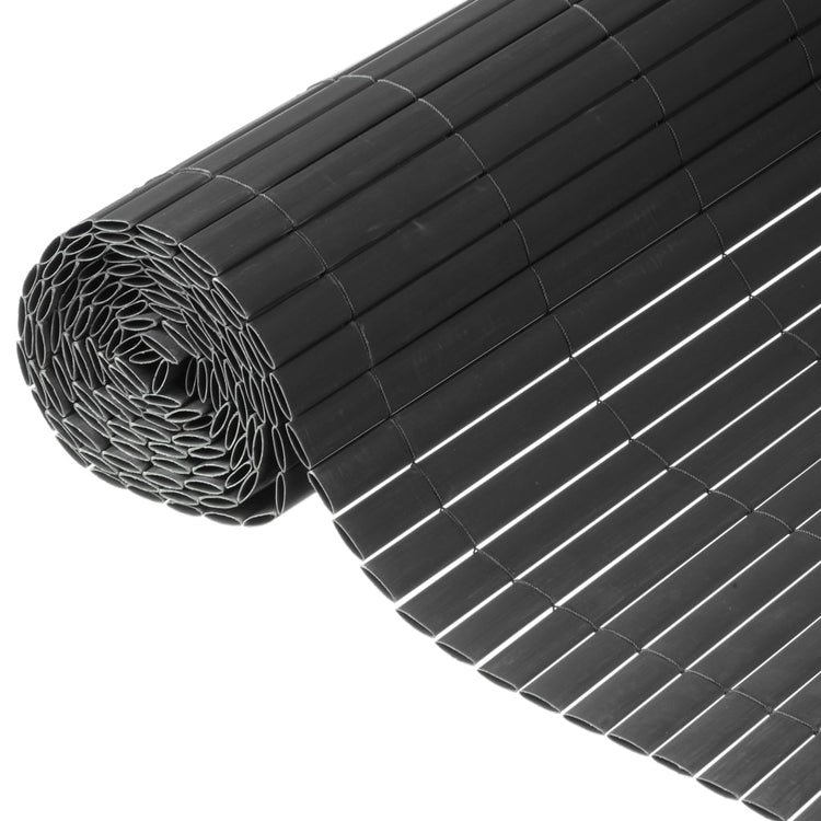 Nature Nature Garden Screen Double-Side 1x3 M PVC Anthracite