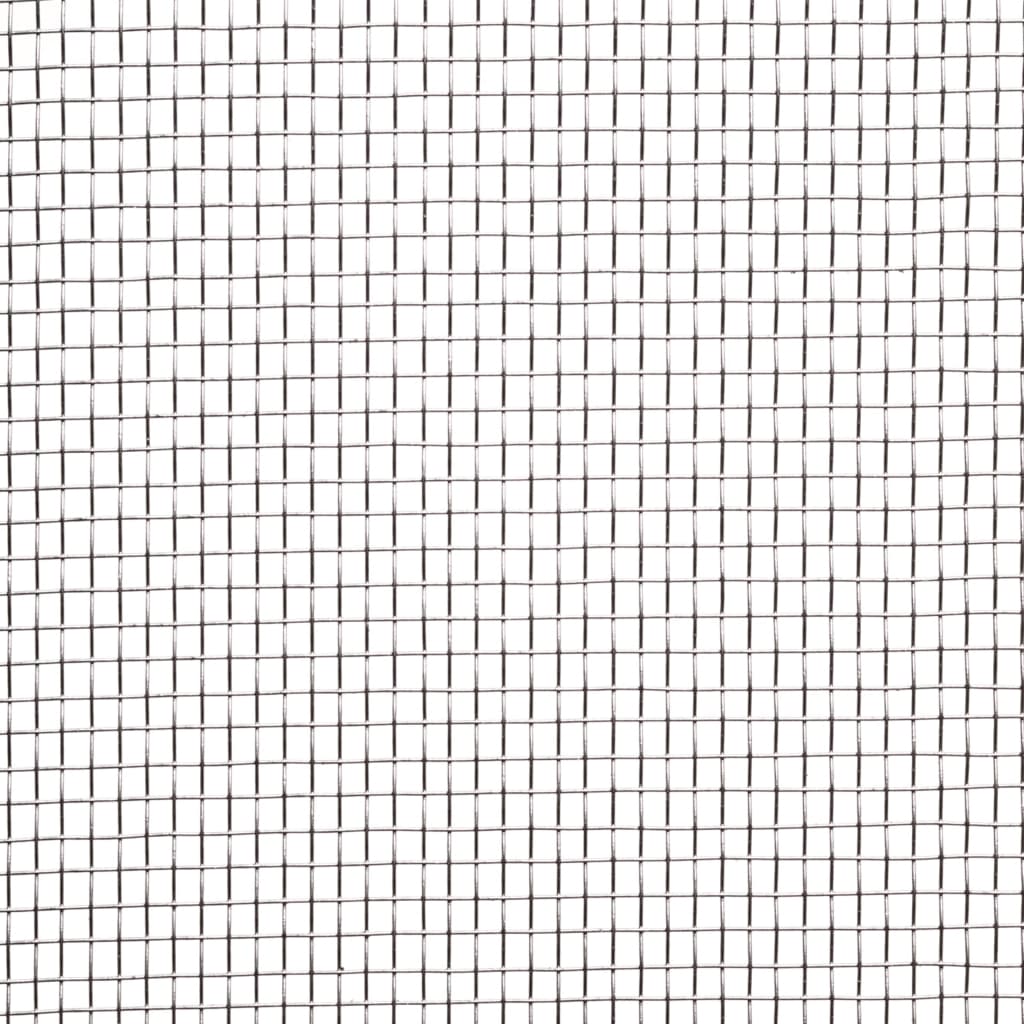 Nature Nature Mosquito Net 1x2 m Gris d'aluminium